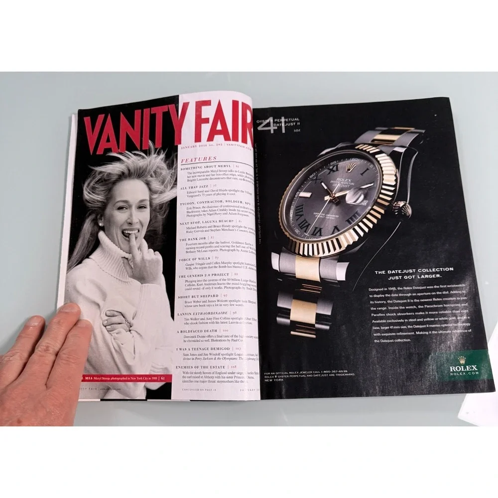 VANITY FAIR Meryl Magic: Meral Streep January 2010 isuue # 593